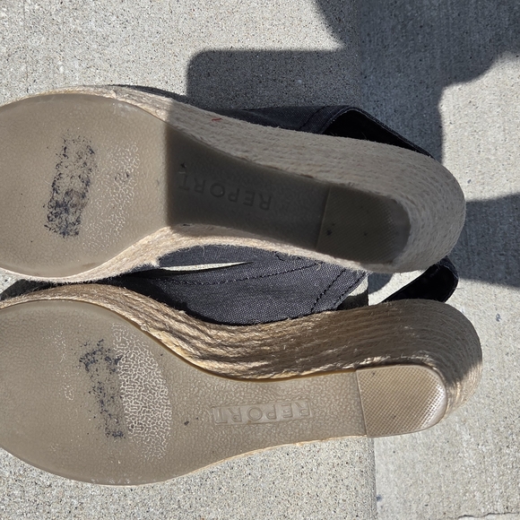 Report Women's Black Floral Espadrille Shoes - Picture 5 of 7